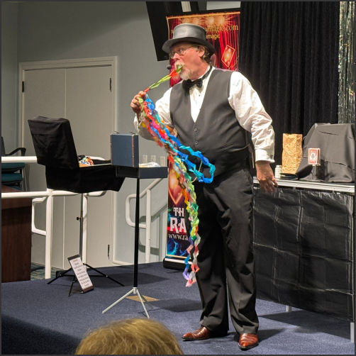 Slide 1 senior community magic show opening routine